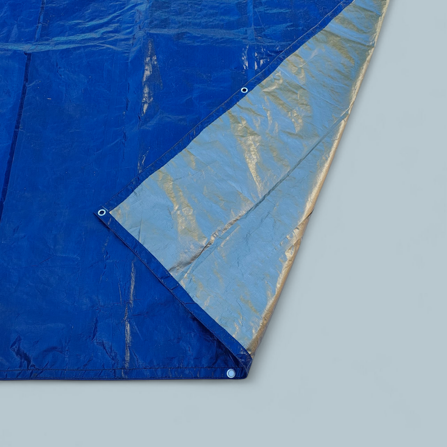 Carpa Poli / Tarpaulin Azul-Gris 200 gr - 6x4 mts